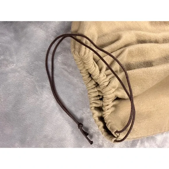 Bottega Veneta Tan Cotton Drawstring Dust Bag 18X14.75 Made in Italy - Picture 6 of 6